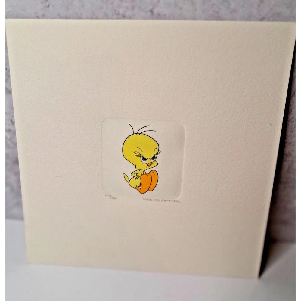 Hand-painted Etching, Warner Bros.Tweety Bird, Limited Edition 1999